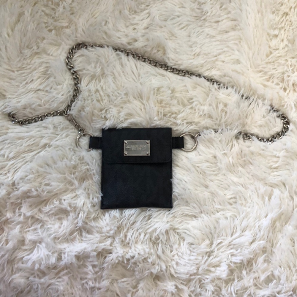 Michael Kors small belt wallet.